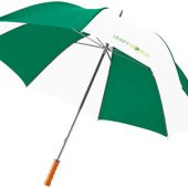 Зонт Karl 30″ механический, зеленый/белый, арт. 009096403