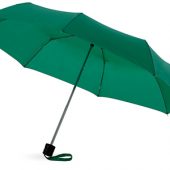 Зонт Ida трехсекционный 21,5″, зеленый, арт. 009097203