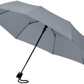 Зонт Wali полуавтомат 21″, серый, арт. 009107203