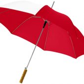 Зонт-трость Tonya 23″ полуавтомат, красный/белый, арт. 009168203