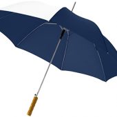 Зонт-трость Tonya 23″ полуавтомат, темно-синий/белый, арт. 009168103