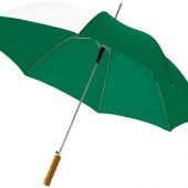 Зонт-трость Tonya 23″ полуавтомат, зеленый/белый, арт. 009168003