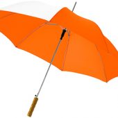 Зонт-трость Tonya 23″ полуавтомат, оранжевый/белый, арт. 009167903