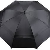 Зонт-трость Newport 30″ противоштормовой, черный, арт. 009188903