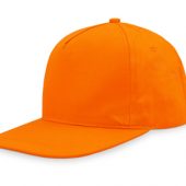 Бейсболка  5-ти панельная с прямым козырьком, оранжевый, арт. 008996403