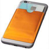 Бумажник для карт с RFID-чипом для смартфона, оранжевый, арт. 009210903