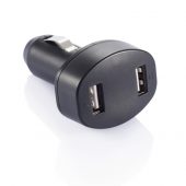 Зарядное устройство для автомобиля с 2 USB-портами, черный, арт. 009285306