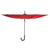Механический двусторонний зонт 23”, красный, арт. 009249206