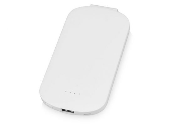 Портативное зарядное устройство “Pin”, с клипом, 4000 mAh, белый, арт. 009439703