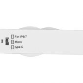 Универсальный переходник “Smarty” (Micro USB / Lightning / Type C), белый, арт. 009459003