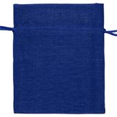 Мешочек подарочный, искусственный лен, малый, темно-синий, арт. 009539803