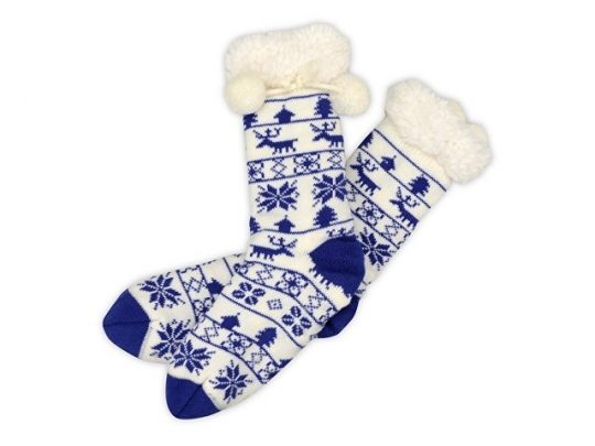 Домашние носки женские, синий ( стопа 21,5-25 см ), арт. 009598303