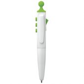 Ручка шариковая «Clic Pen», белый/лайм, арт. 009758103
