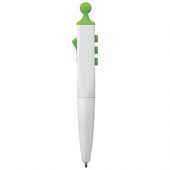 Ручка шариковая «Clic Pen», белый/лайм, арт. 009758103