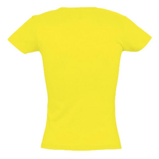 Футболка женская MISS 150 желтая (лимонная), размер M