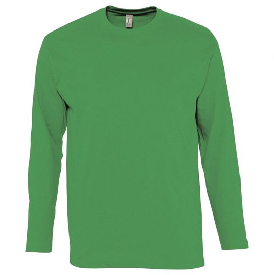 Футболка мужская с длинным рукавом MONARCH 150, ярко-зеленая, размер XXL