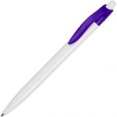 Ручка шариковая “Какаду”, белый/фиолетовый, арт. 009754903