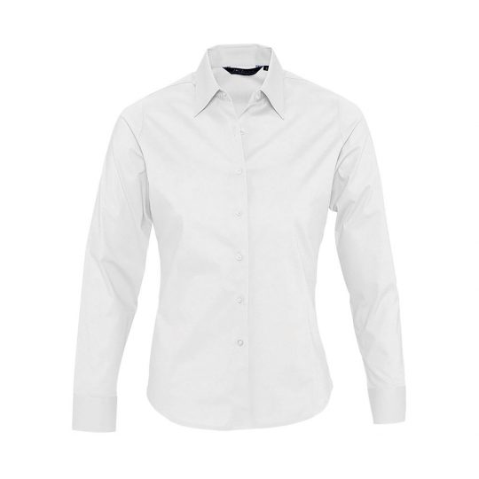 Рубашка женская с длинным рукавом EDEN 140 белая, размер XXL