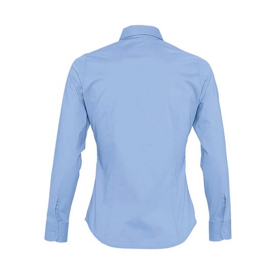Рубашка женская с длинным рукавом EDEN 140 голубая, размер S
