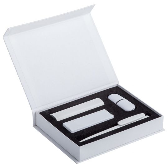 Коробка First Kit под аккумулятор, флешку и ручку, белая