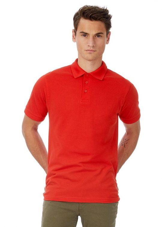 Рубашка поло Safran красная, размер S