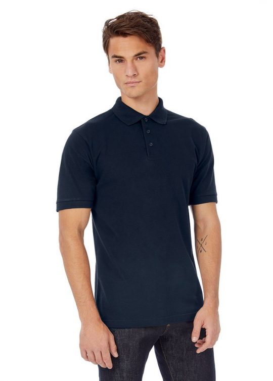 Рубашка поло Heavymill темно-синяя, размер XL
