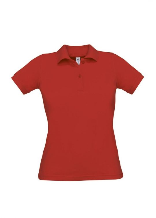 Рубашка поло женская Safran Pure красная, размер XXL