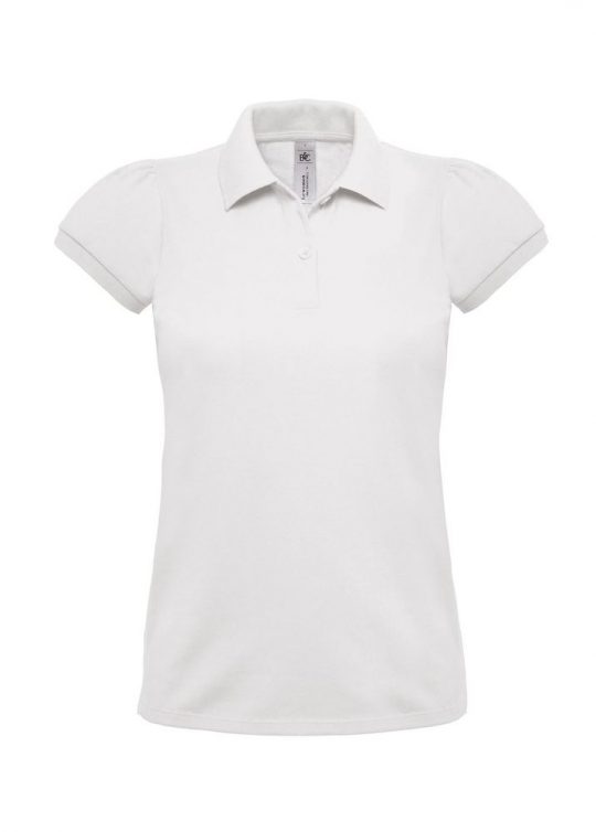 Рубашка поло женская Heavymill белая, размер XL