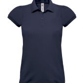 Рубашка поло женская Heavymill темно-синяя, размер S