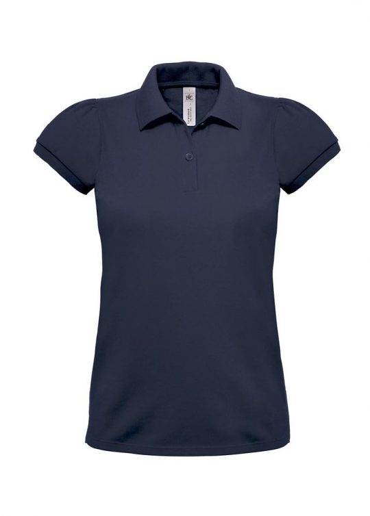 Рубашка поло женская Heavymill темно-синяя, размер XL