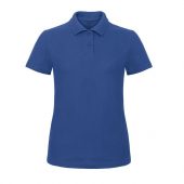 Рубашка поло женская ID.001 ярко-синяя, размер XL