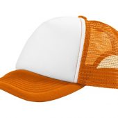 Бейсболка “Trucker”, оранжевый/белый, арт. 013460403