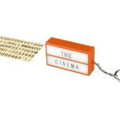 Брелок – фонарик Cinema, оранжевый, арт. 013523103