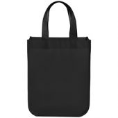 Маленькая ламинированная сумка для покупок, черный, арт. 013478303