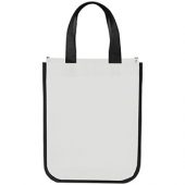 Маленькая ламинированная сумка для покупок, белый, арт. 013478203