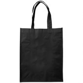 Ламинированная сумка для покупок среднего размера, черный, арт. 013478403