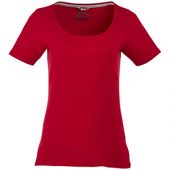 Женская футболка с короткими рукавами Bosey, темно-красный (2XL), арт. 013614803