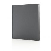 Блокнот Deluxe 210×240мм, серый, арт. 013289806