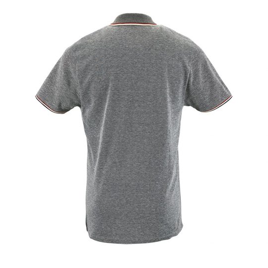 Рубашка поло мужская PANAME MEN черный меланж, размер 3XL