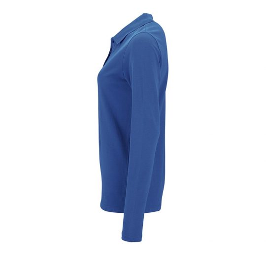 Рубашка поло женская с длинным рукавом PERFECT LSL WOMEN ярко-синяя, размер XL