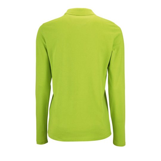 Рубашка поло женская с длинным рукавом PERFECT LSL WOMEN зеленое яблоко, размер XXL