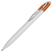 Ручка шариковая Celebrity «Эллингтон», белый/оранжевый, арт. 014077003
