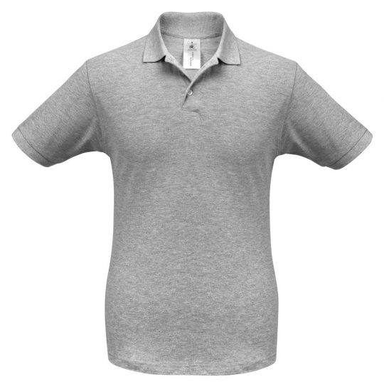 Рубашка поло Safran серый меланж, размер XXL