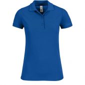 Рубашка поло женская Safran Timeless ярко-синяя, размер S