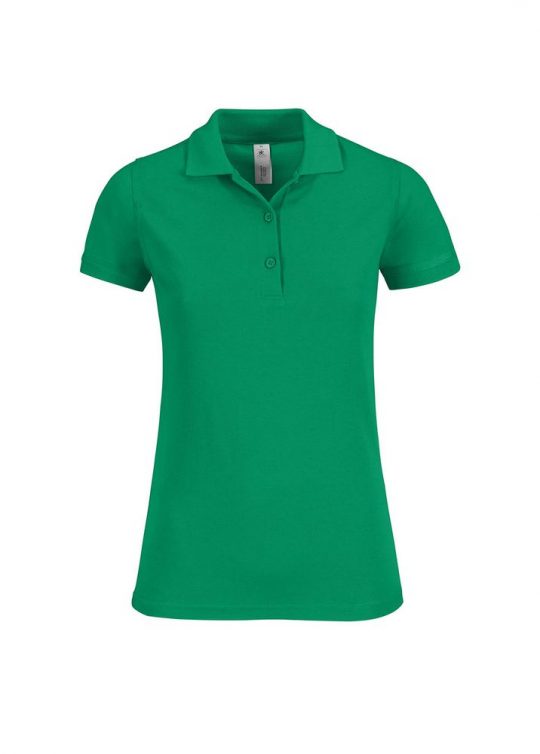 Рубашка поло женская Safran Timeless зеленая, размер L