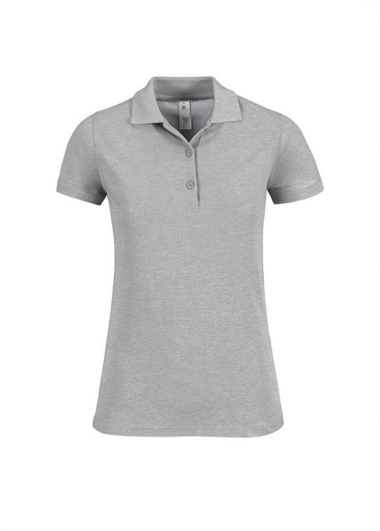 Рубашка поло женская Safran Timeless серый меланж, размер XXL
