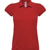 Рубашка поло женская Heavymill красная, размер M