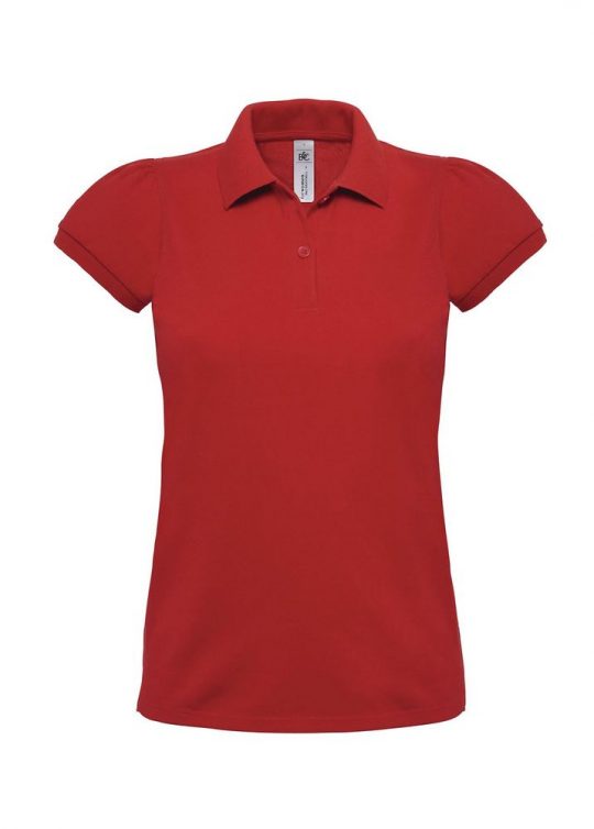 Рубашка поло женская Heavymill красная, размер L