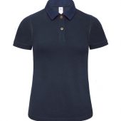 Рубашка поло женская DNM Forward темно-синяя/джинс, размер XL