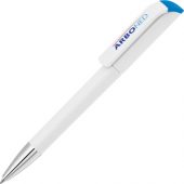 Ручка шариковая UMA «EFFECT SI», белый/синий, арт. 014145203